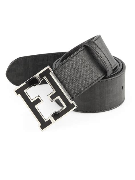 all white fendi college belt|Men's Designer Belts in Leather, Fabric, Metal .